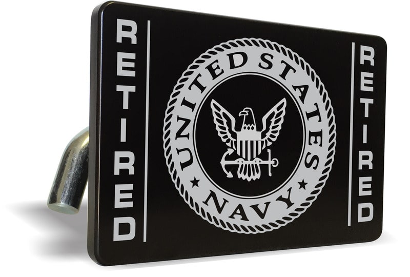 U.S. Navy Retired - Tow Hitch Cover